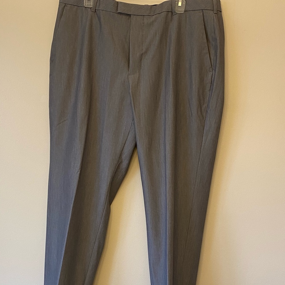 Van Huesen light grey 38x32 flat front pants